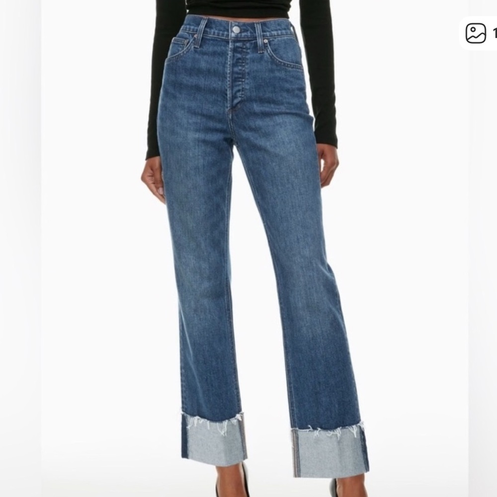 ARITZIA // DENIM FORUM ARLO CUFF JEAN